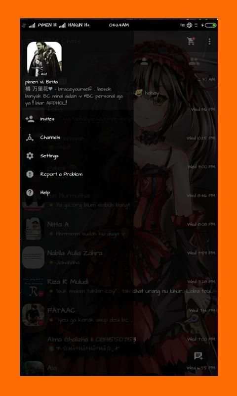 BB Tema Transparan 3 تصوير الشاشة