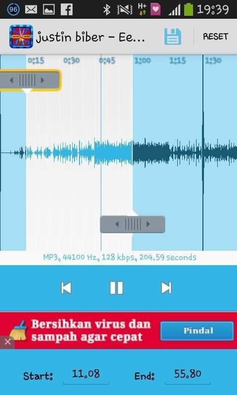 Аудио MP3 Cutter Joiner скриншот 5