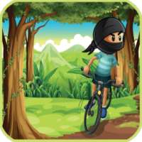 Ninja Stunts Jungle Bike Dash