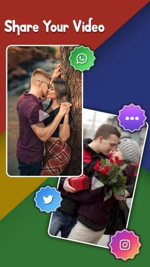 Love Video Maker Pro - Heart Effect Video Maker स्क्रीनशॉट 7