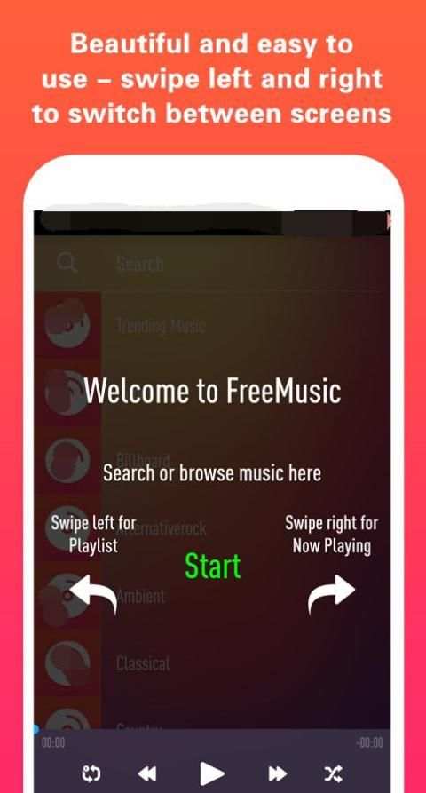 Free Music - mp3 search player 1 تصوير الشاشة