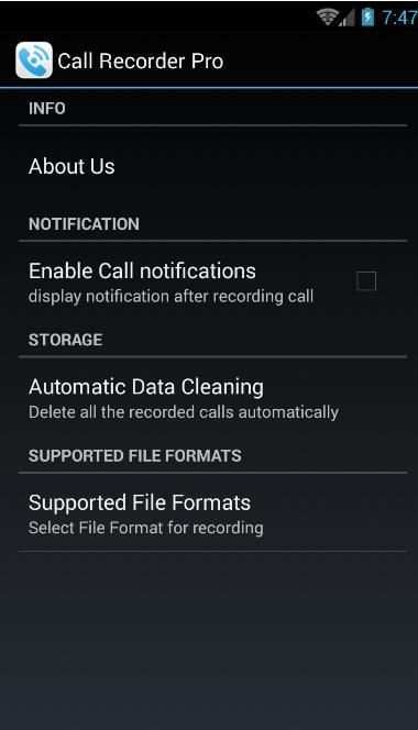 Automatic Call Recorder Pro screenshot 7