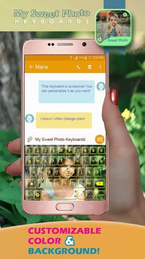 Saya Manis Foto Keyboard screenshot 3