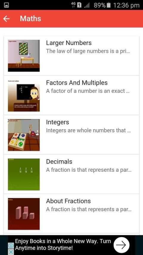 CBSE MATHS FOR CLASS 5 скриншот 2