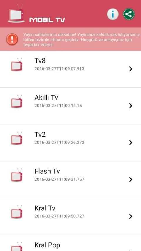 Mobil Tv screenshot 3