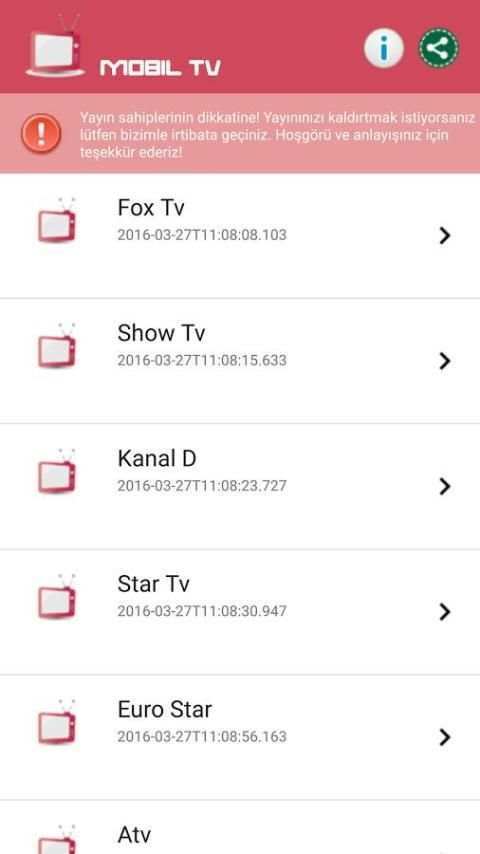 Mobil Tv screenshot 4