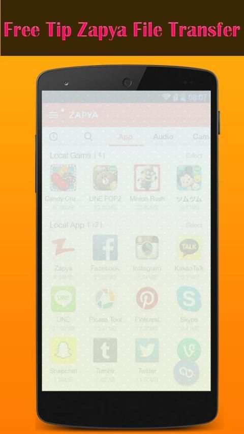 Free Tips Zapya File Transfer स्क्रीनशॉट 1