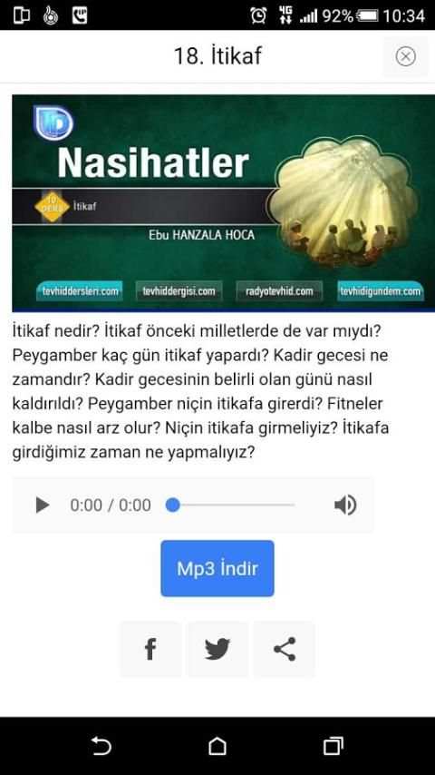 Tevhid Dersleri screenshot 1