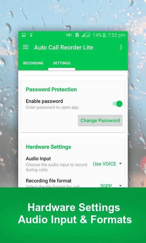 Auto Call Recorder Lite स्क्रीनशॉट 7