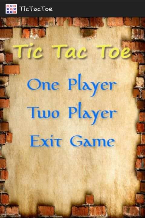 Tic Tac Toe स्क्रीनशॉट 1
