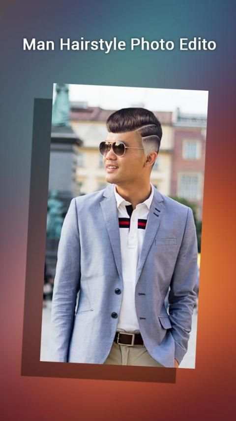 Man Hairstyle Photo Editor 3 تصوير الشاشة