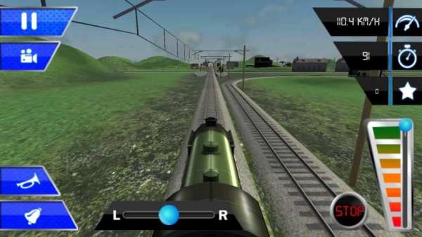 Fast Train Drive 3D 4 تصوير الشاشة