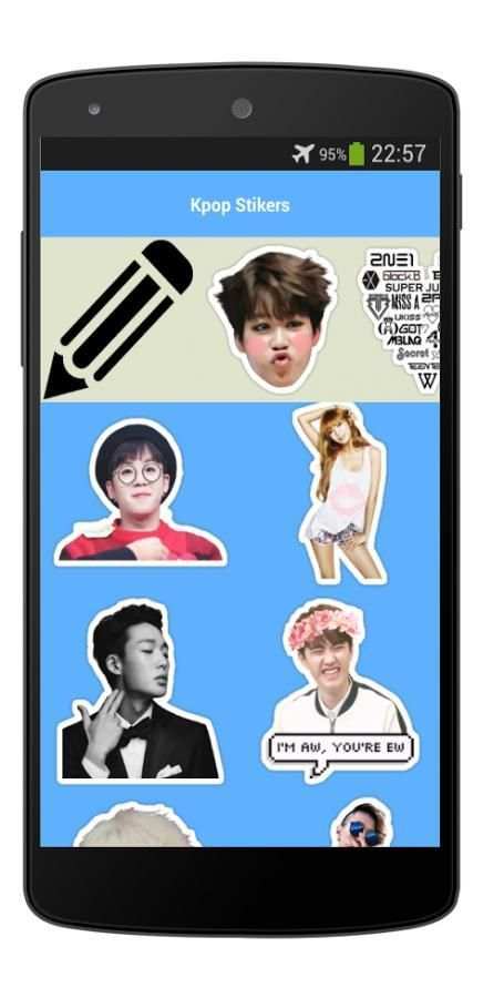 Kpop Stikers Maker 2 تصوير الشاشة