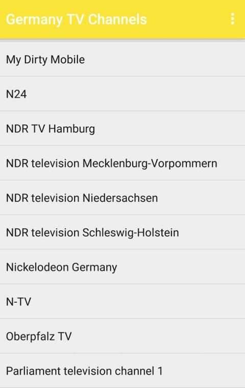 Germany TV Channels Streaming स्क्रीनशॉट 2