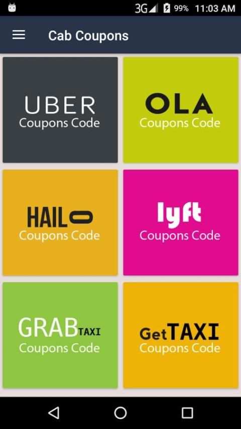 Cab Coupons - Free Cab Rides screenshot 2