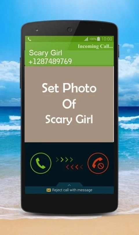 Calling Prank Scary Girl 1 تصوير الشاشة