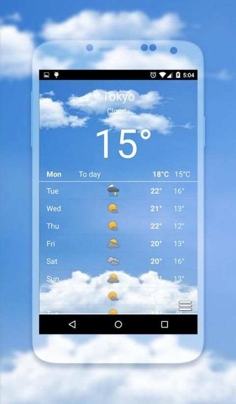Weather Style OS10 स्क्रीनशॉट 5