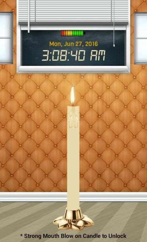 Candle Blow Screen Lock 1 تصوير الشاشة