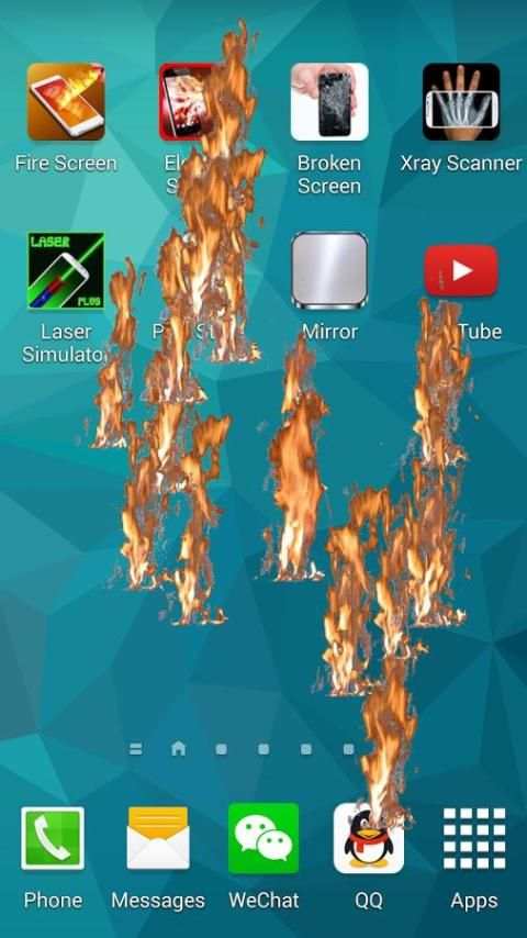 Fire Screen - Crack Screen स्क्रीनशॉट 2