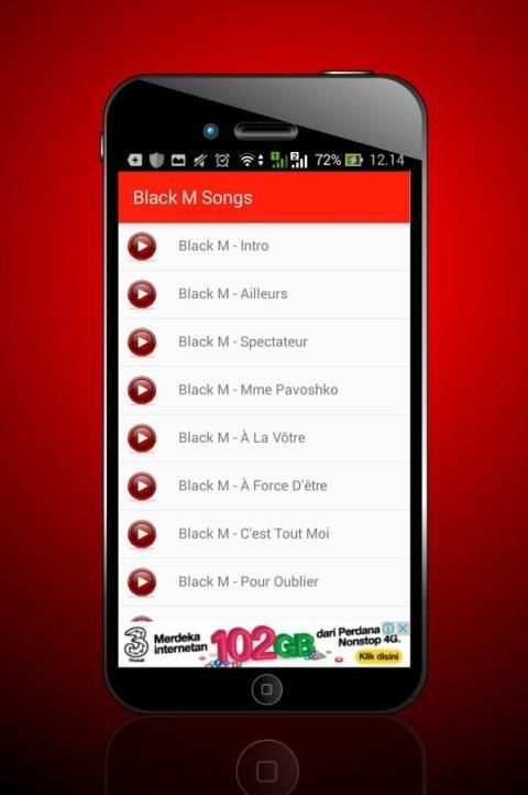 Black M Songs 2016 скриншот 3