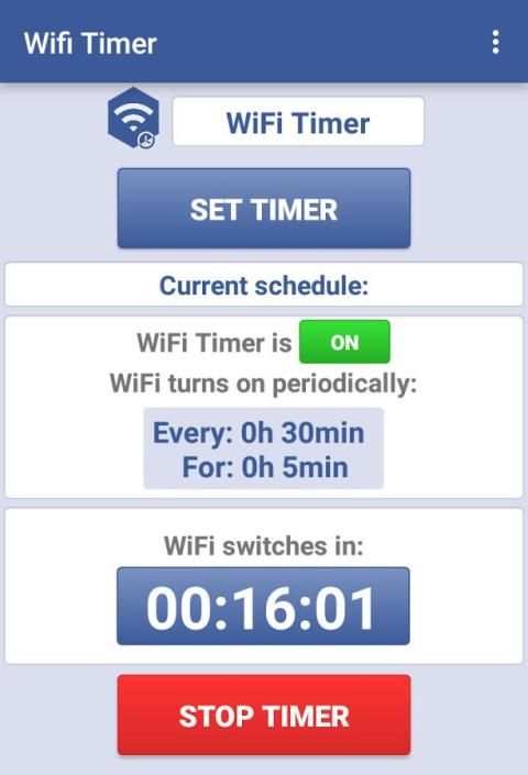 WiFi Timer скриншот 2