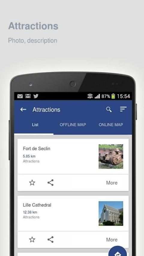Lille: Offline travel guide screenshot 2