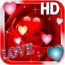 Rose Hearts LWP أيقونة