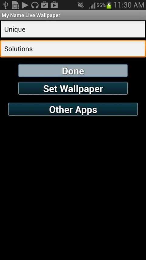My Name Live Wallpaper 2 تصوير الشاشة