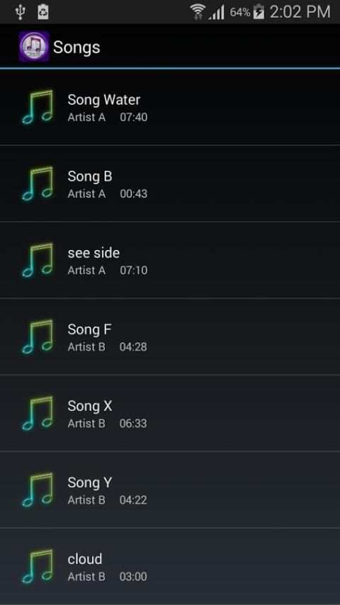 MP3 Player 2 تصوير الشاشة