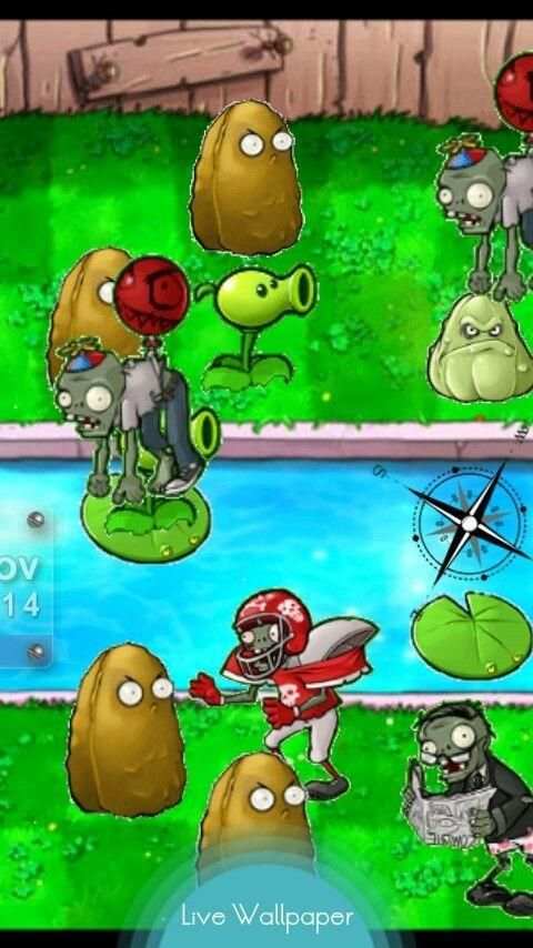 Zombie vs Plant Live Wallpaper screenshot 2