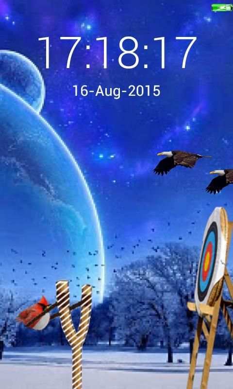 screen lock birds code screenshot 1