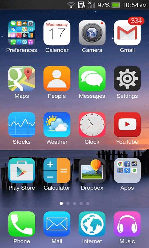 OS Launcher X скриншот 1