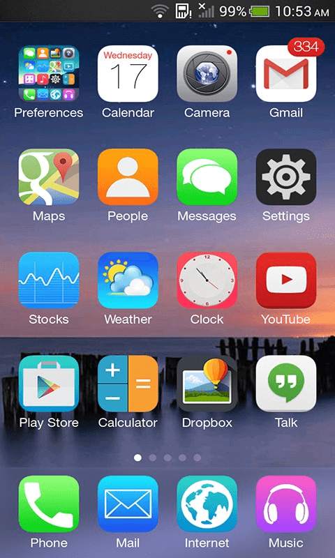 OS Launcher X скриншот 4