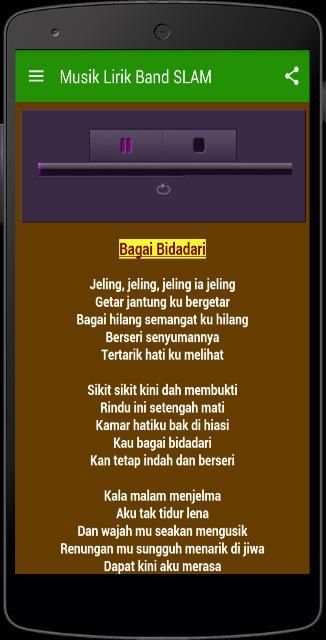Musik Lirik Band SLAM screenshot 1