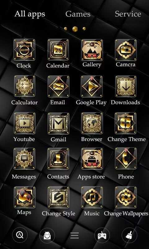 Sumptuous GO Launcher Theme screenshot 4