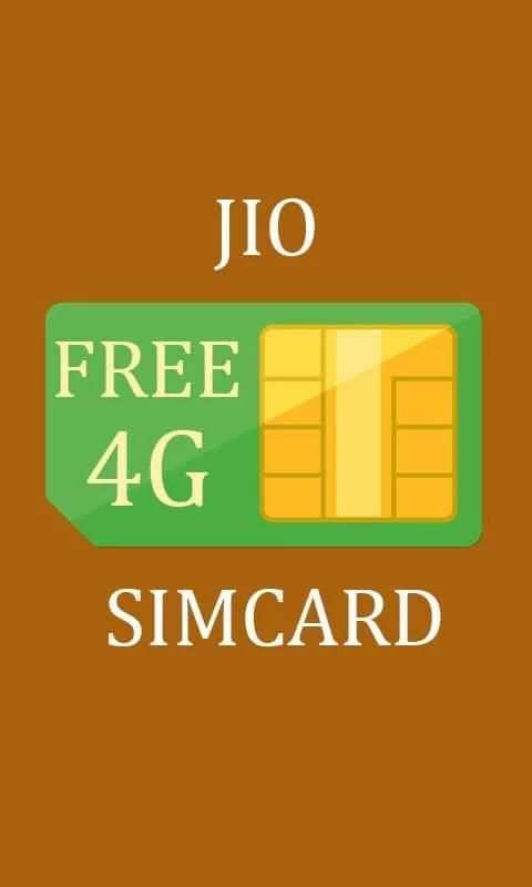 Free Jio 4G Simcard स्क्रीनशॉट 1