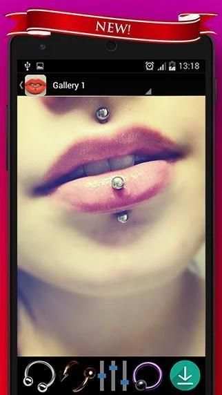 Piercing Camera Photo editor स्क्रीनशॉट 11
