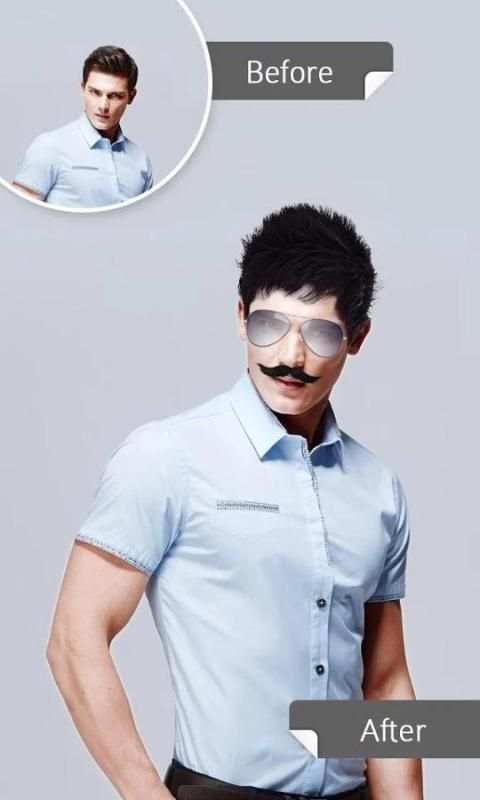 Hair Changer:Mustache for Man 5 تصوير الشاشة