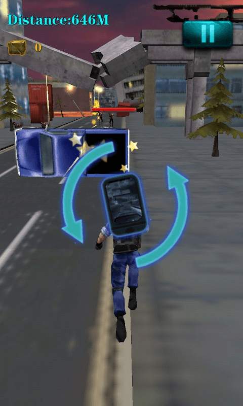 3D City Zombie RUN screenshot 1