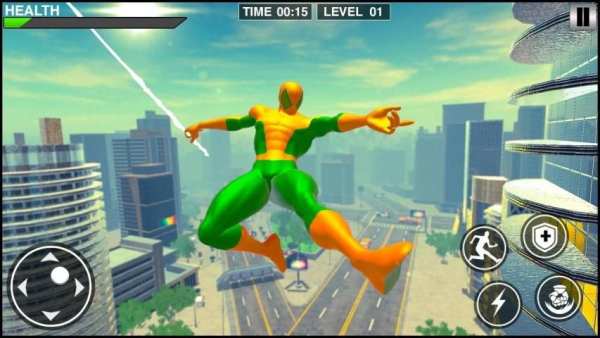 Rope Frog Hero: Rope Ninja Fighting Games स्क्रीनशॉट 7