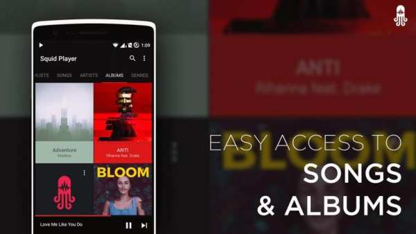 Sonic Squid Music Player 7 تصوير الشاشة