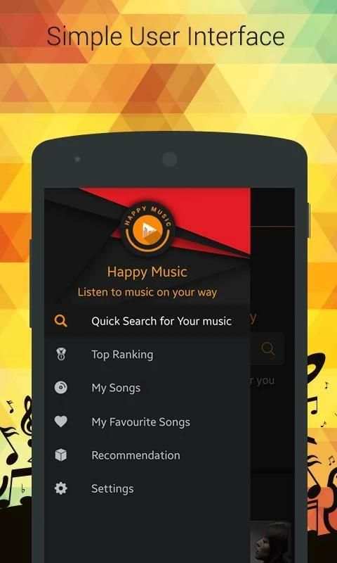 Happy Music - MP3 Player screenshot 2