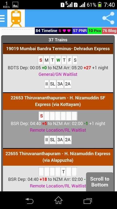 Get Indian Railway Info स्क्रीनशॉट 2