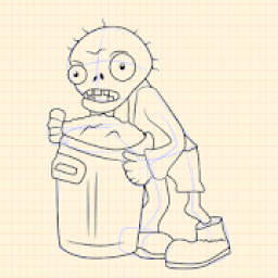 ikon Bagaimana Menggambar Zombi