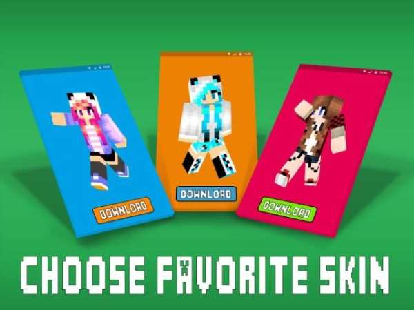 Cool girl Skins for Minecraft screenshot 1