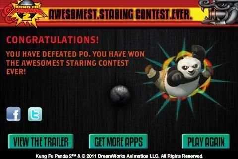 Kung Fu Panda Staring Contest screenshot 1