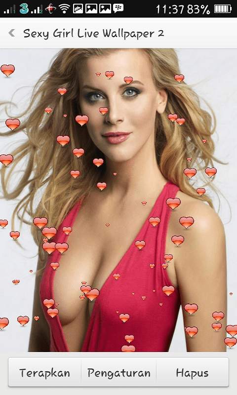 Sexy Girl Live Wallpaper 2 screenshot 2