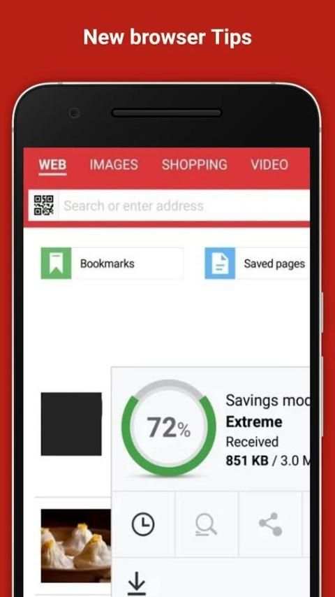 Tips Opera Mini Browser Fast скриншот 1