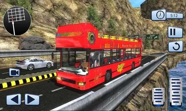 Tourist Bus Highway Driver Sim screenshot 15