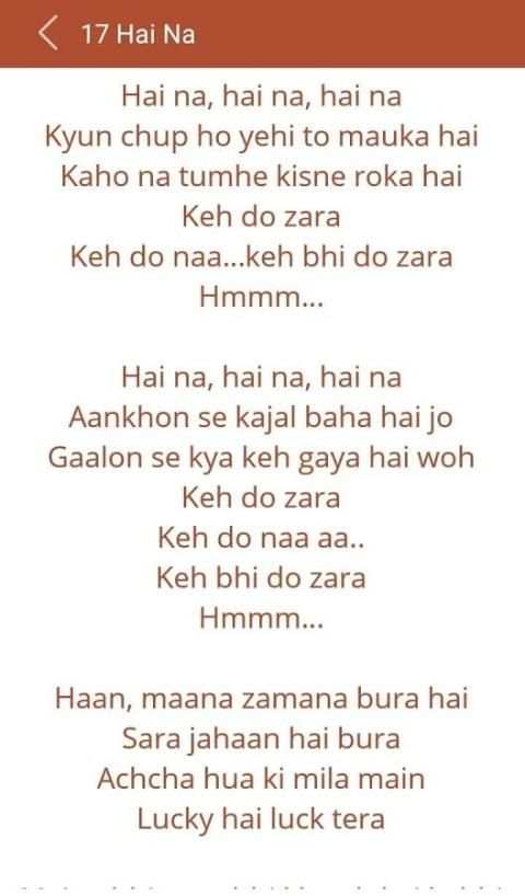 Hit Atif Aslam's Songs Lyrics screenshot 6